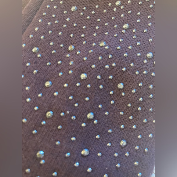 NWT EMBELLISHED Gloves Jack & Missy fleece lined texting gloves BROWN FAB! - Picture 9 of 10